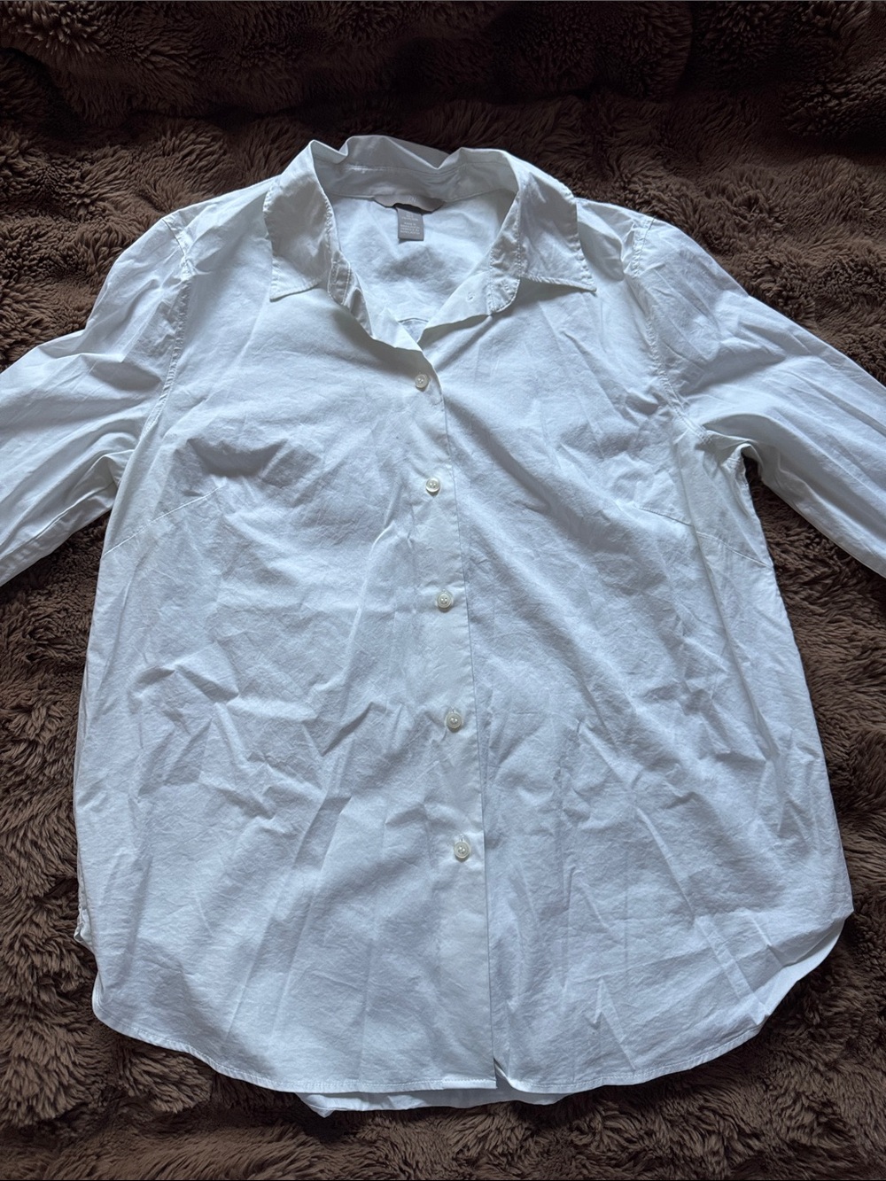H&M White Women's Button-Down Shirt